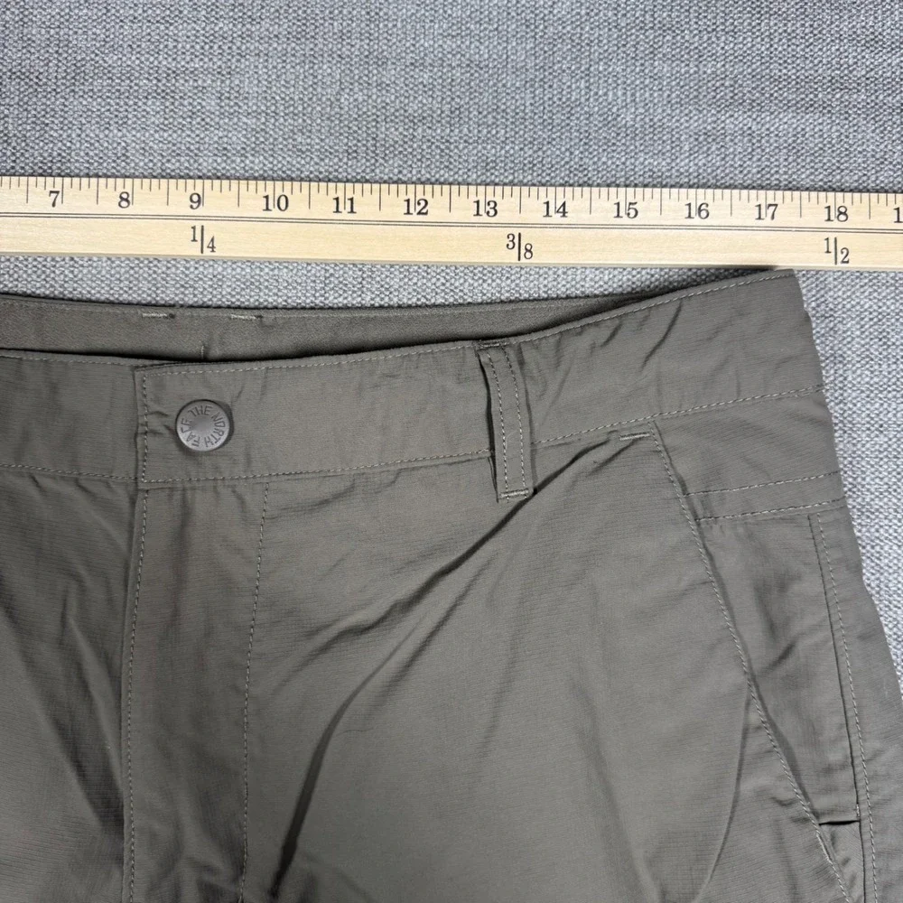 The North Face Basin Convertible Pants Mens 36 Short NWOT Taupe Green Hiking